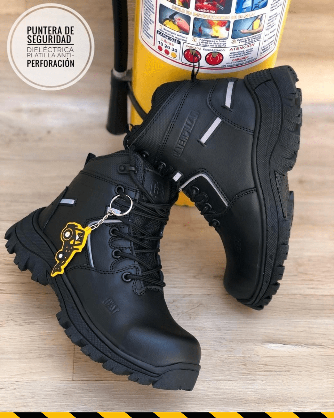 Bota CAT de Seguridad Antiperforación en Cuero - Seguridad con Estilo