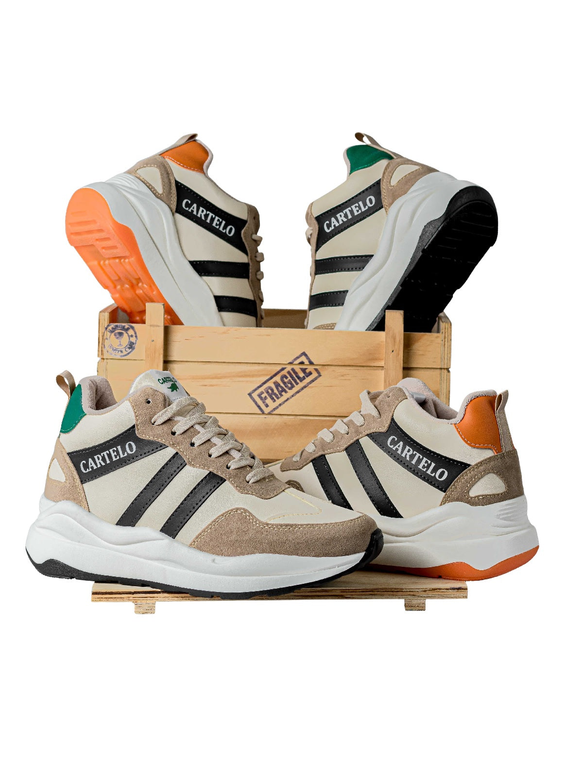 Zapatillas Masculinas Cartelo - Comodidad y Diseño Clásico para Todos los Momentos