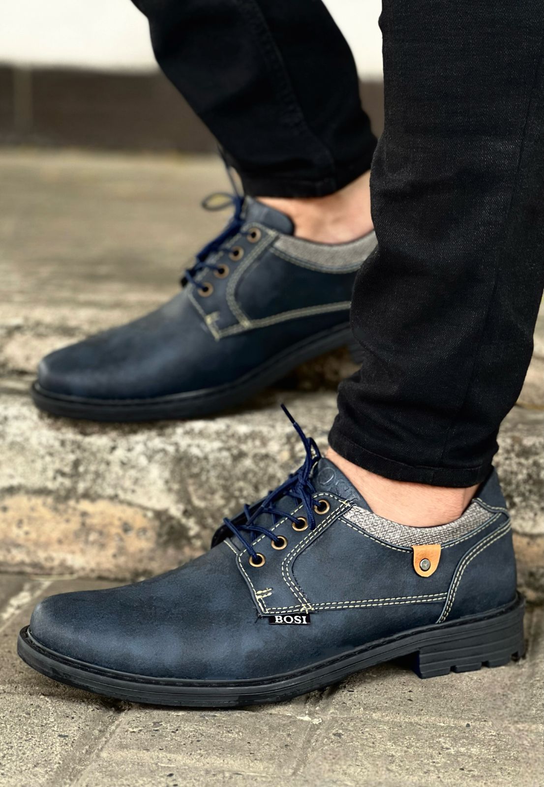 Zapato Casual Bosi: Estilo Clásico con Detalles Modernos