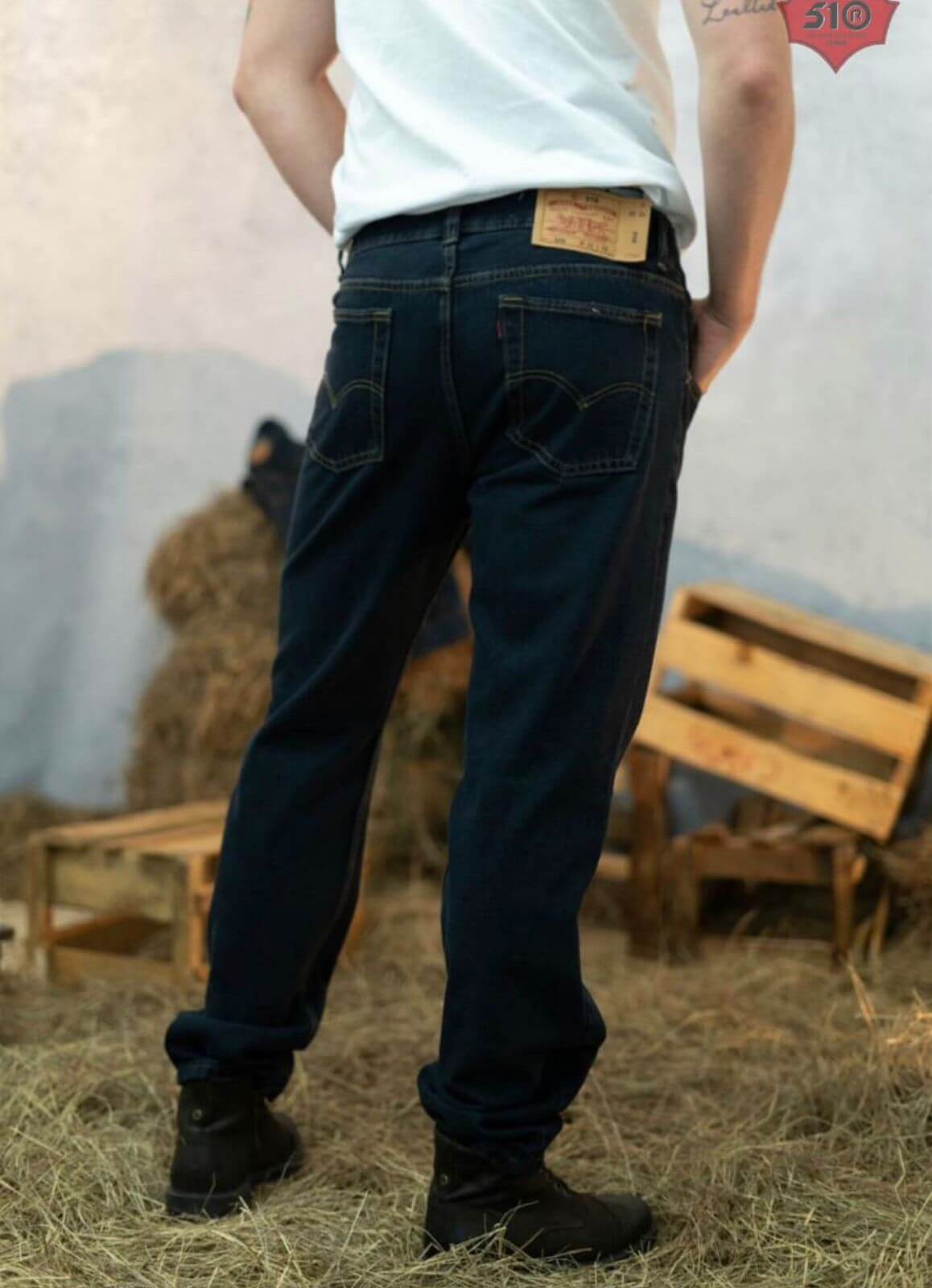 Pantalón Jean Clásico para Hombre