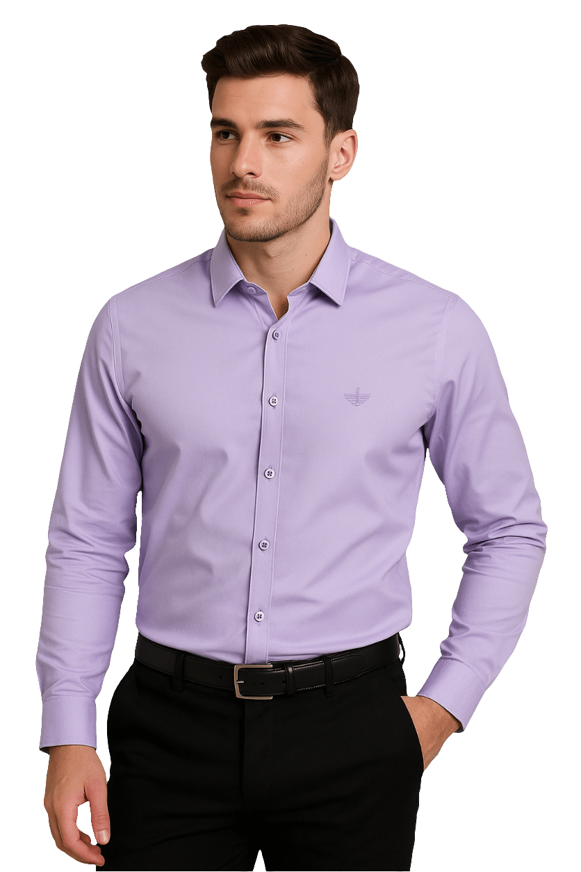 Camisa Manga Larga en Seda Fria