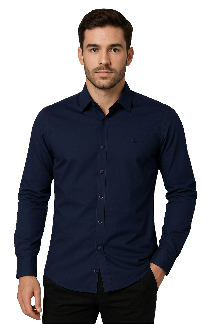 Camisa Manga Larga en Seda Fria