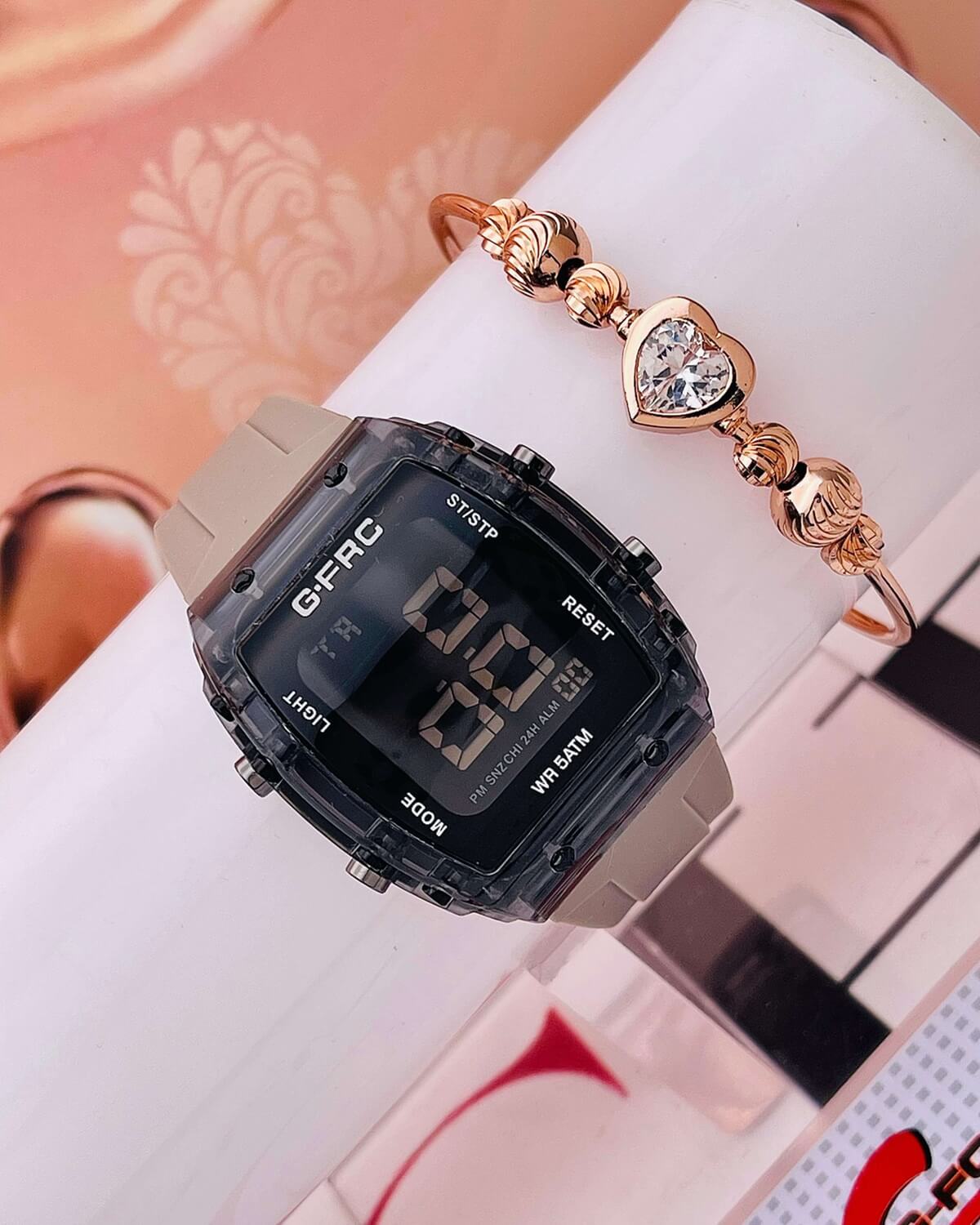 Reloj Lady G-Force + Pulsera