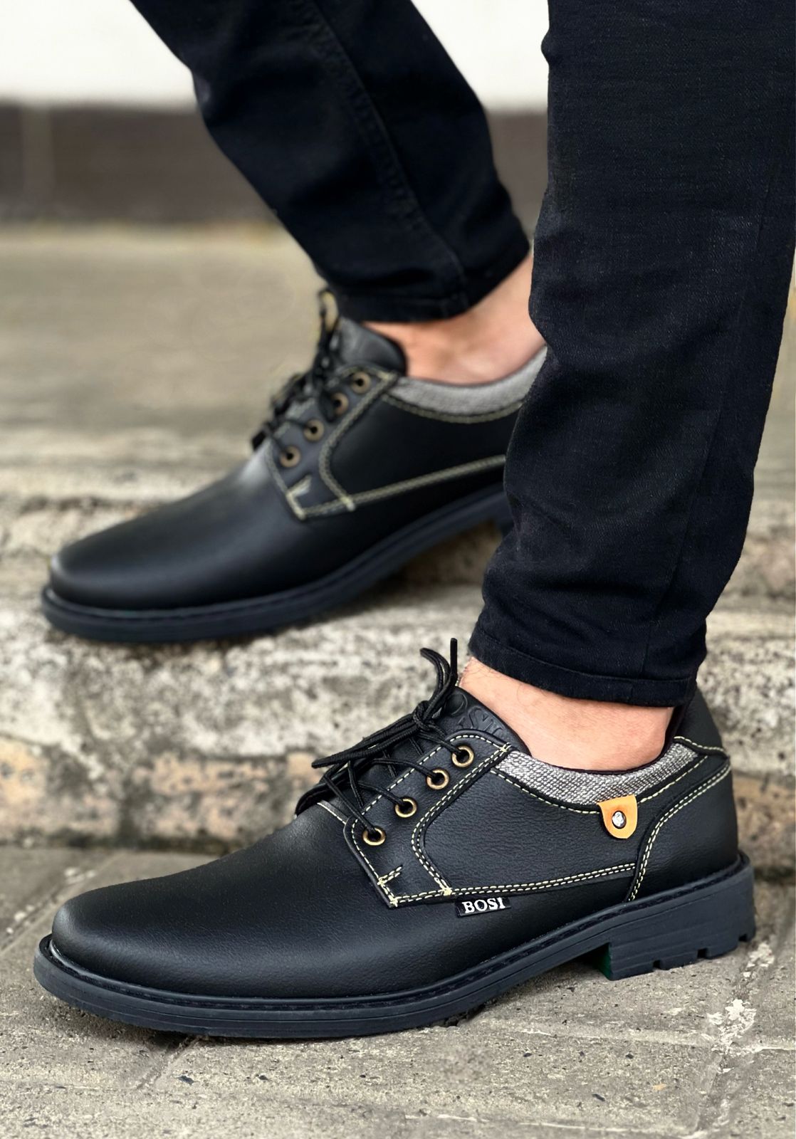 Zapato Casual Bosi: Estilo Clásico con Detalles Modernos