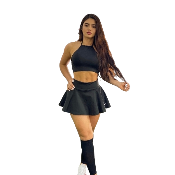 Conjunto de Top y Falda Corta