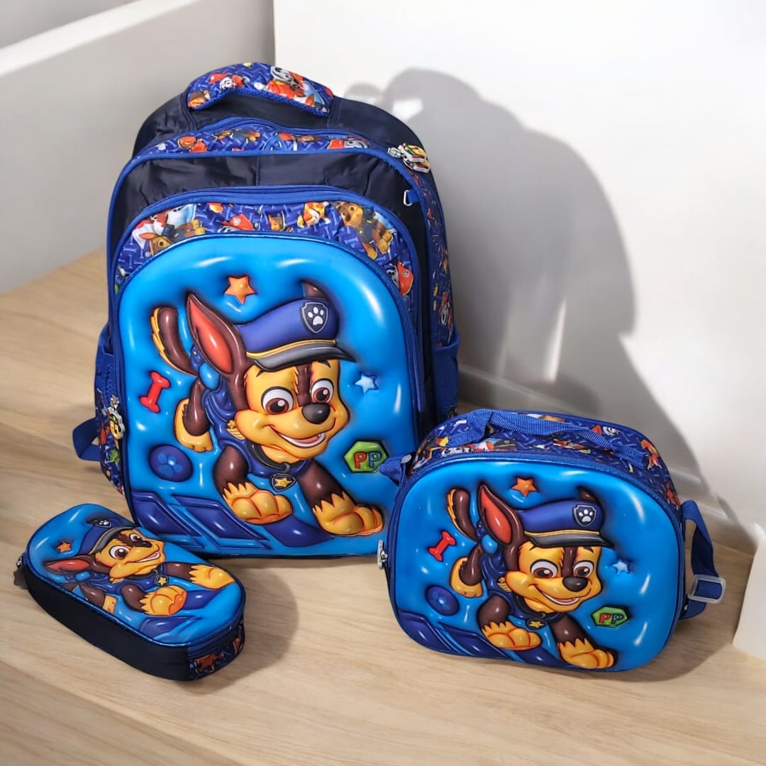 Morrales Trio 3D en Relieve - Diseños Únicos para Niños