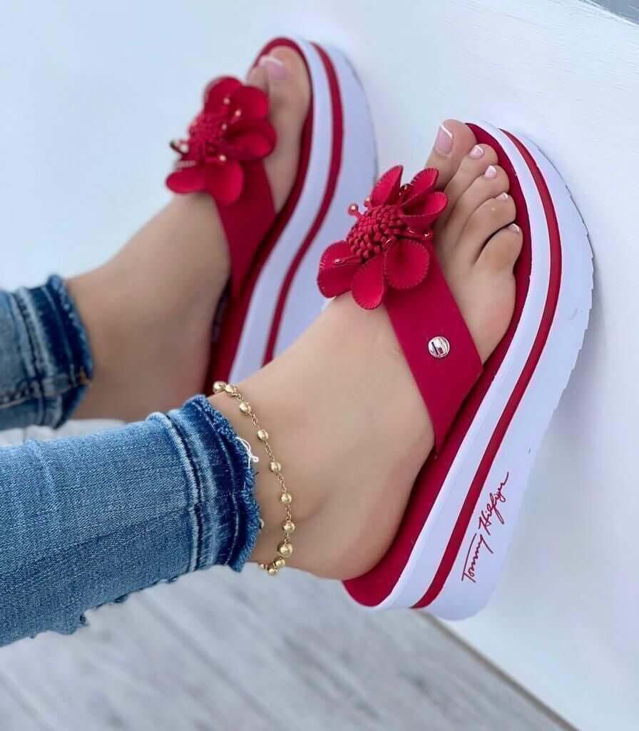 Sandalia de Plataforma Tommy