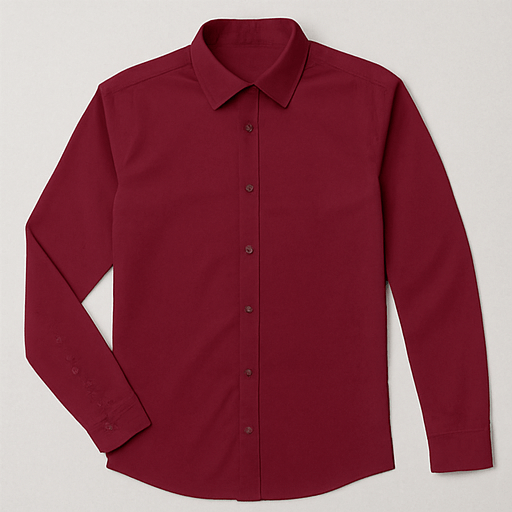 Camisa Manga Larga en Seda Fria
