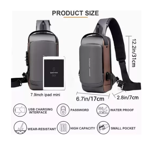 Bandolera Antirrobo Impermeable: Estilo y Seguridad para tu Día a Día