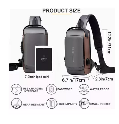 Bandolera Antirrobo Impermeable: Estilo y Seguridad para tu Día a Día