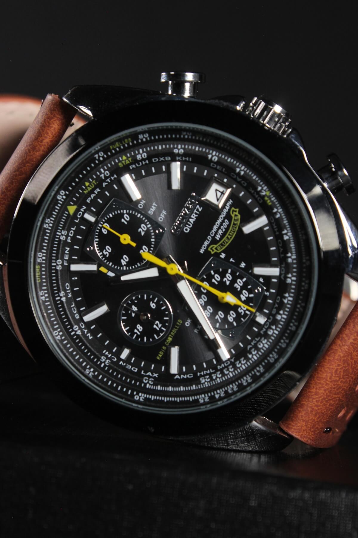 Reloj Citizen Correa de Cuero:  Inspirado en los Legendarios Blue Angels