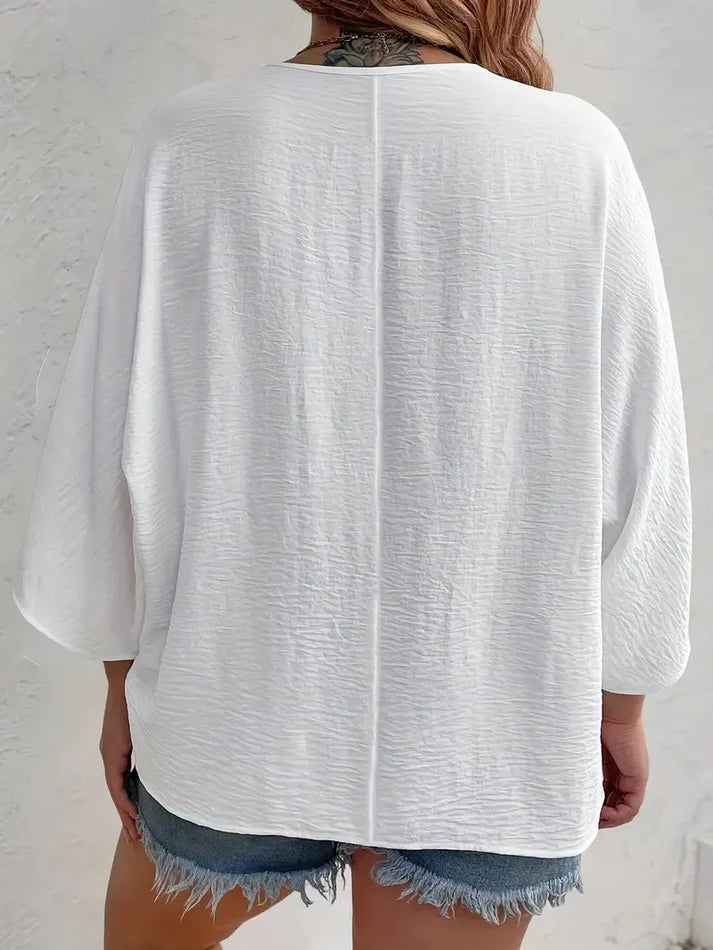 Blusa Larga Elaia Cuello V