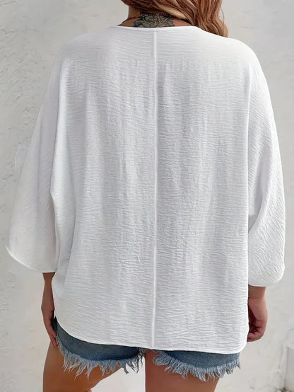Blusa Larga Elaia Cuello V