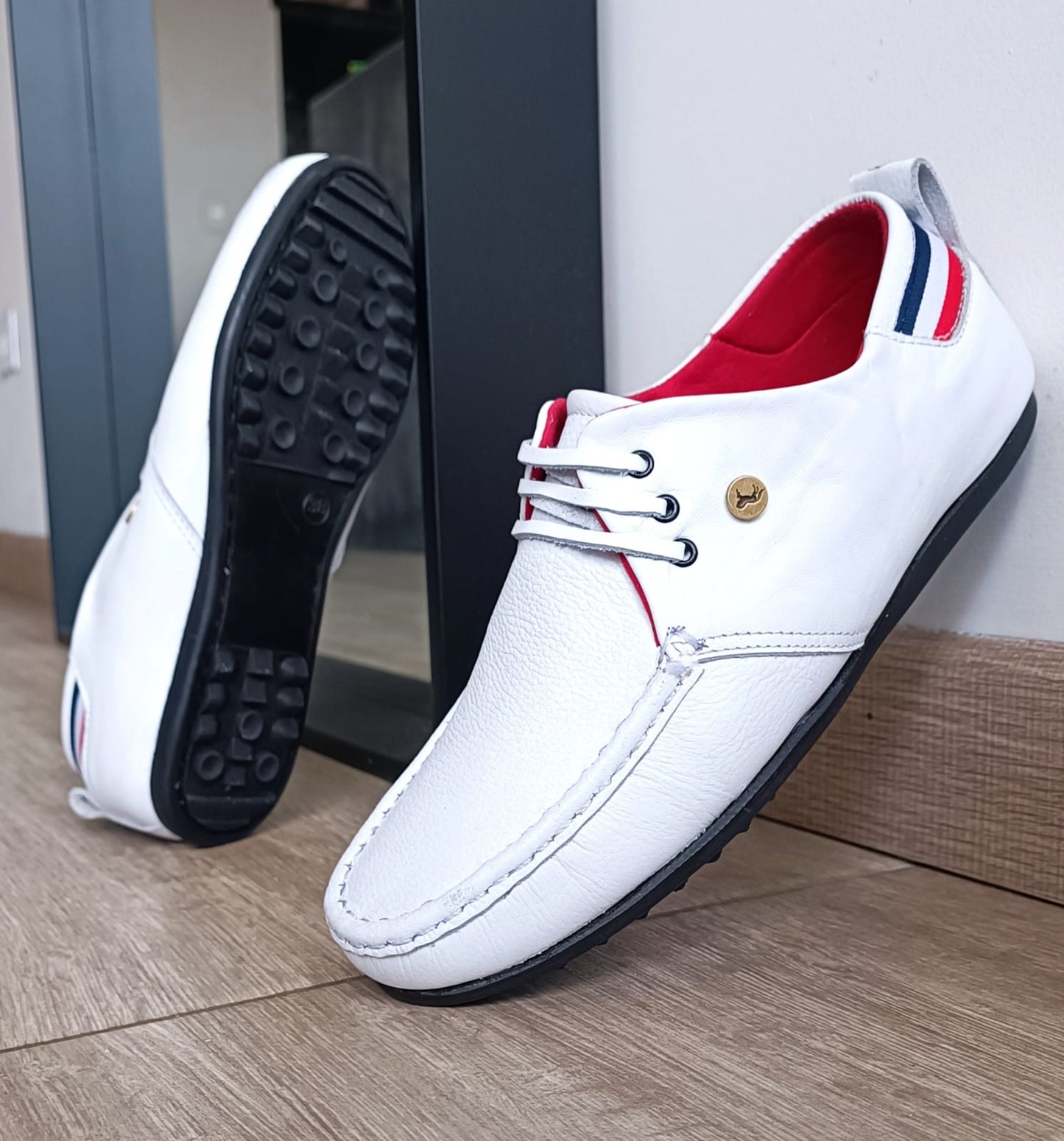 Mocasín Italia en Cuero