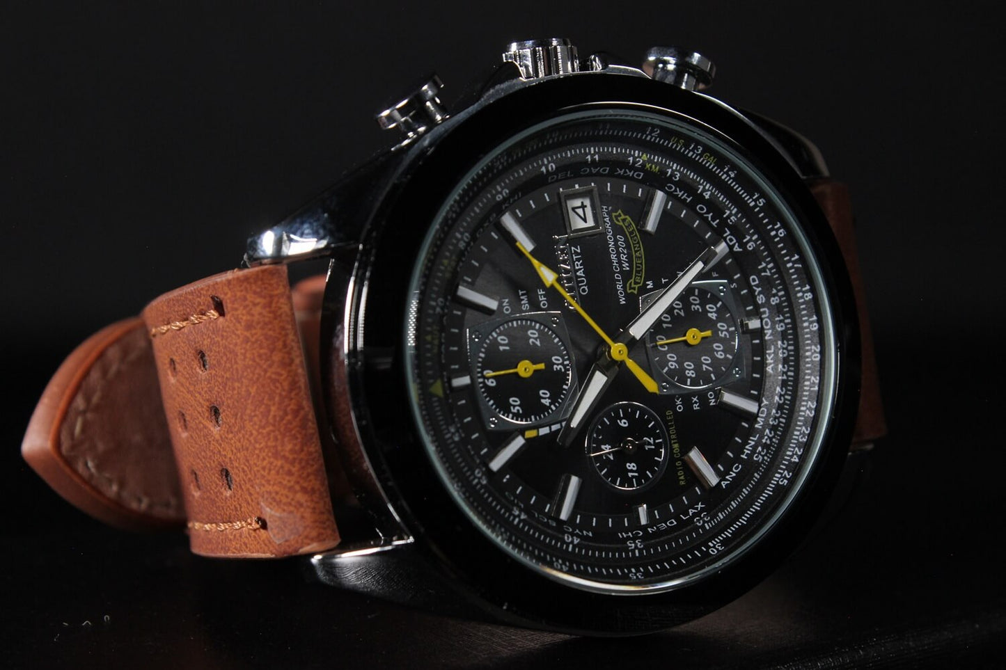 Reloj Citizen Correa de Cuero:  Inspirado en los Legendarios Blue Angels