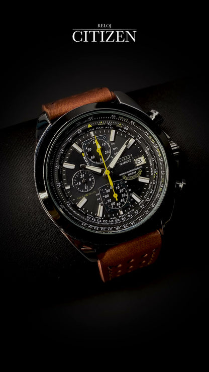 Reloj Citizen Correa de Cuero:  Inspirado en los Legendarios Blue Angels