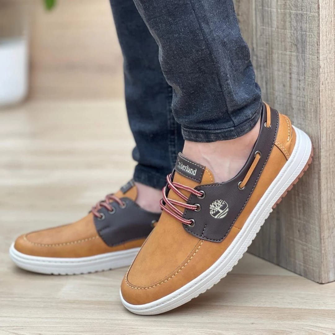 Set Timberland Street Style 3 en 1: Mocasín ortopédico + Maletín + Billetera