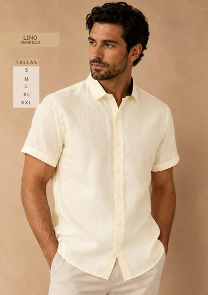 Camisa Lino Unicolor