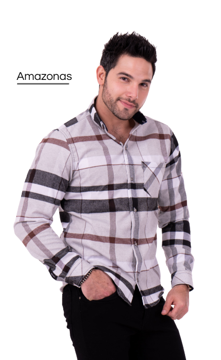 Camisa Masculina Leñadora