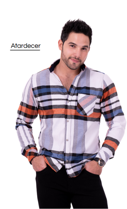Camisa Masculina Leñadora