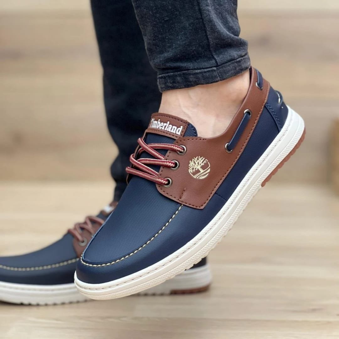 Set Timberland Street Style 3 en 1: Mocasín ortopédico + Maletín + Billetera