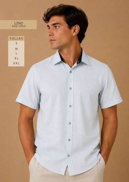 Camisa Lino Unicolor