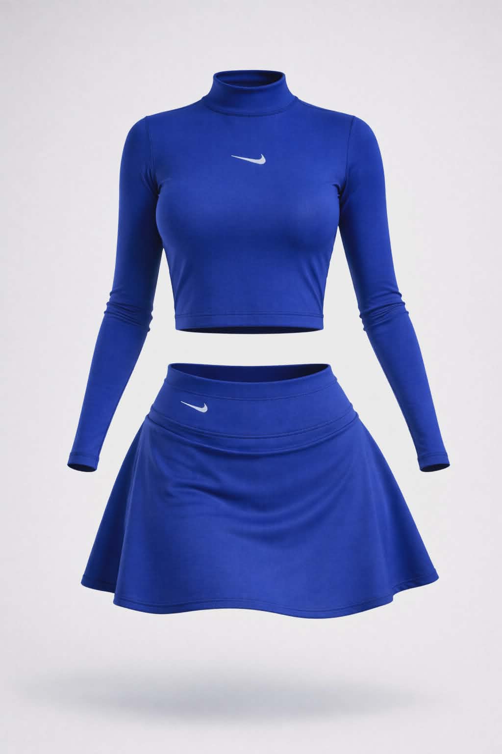 Set Deportivo 2 Piezas Falda Short y Manga Larga