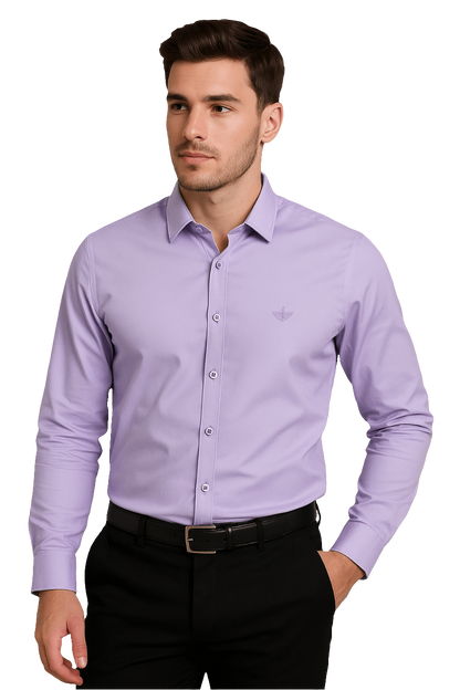 Camisa Manga Larga en Seda Fria