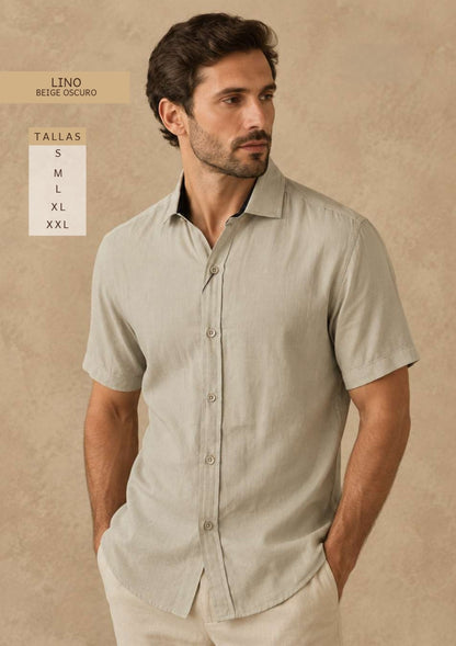 Camisa Lino Unicolor