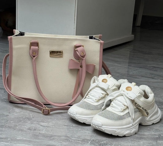 Set de Tenis y Bolso Tahima: Coquette Dreams