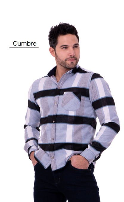 Camisa Masculina Leñadora