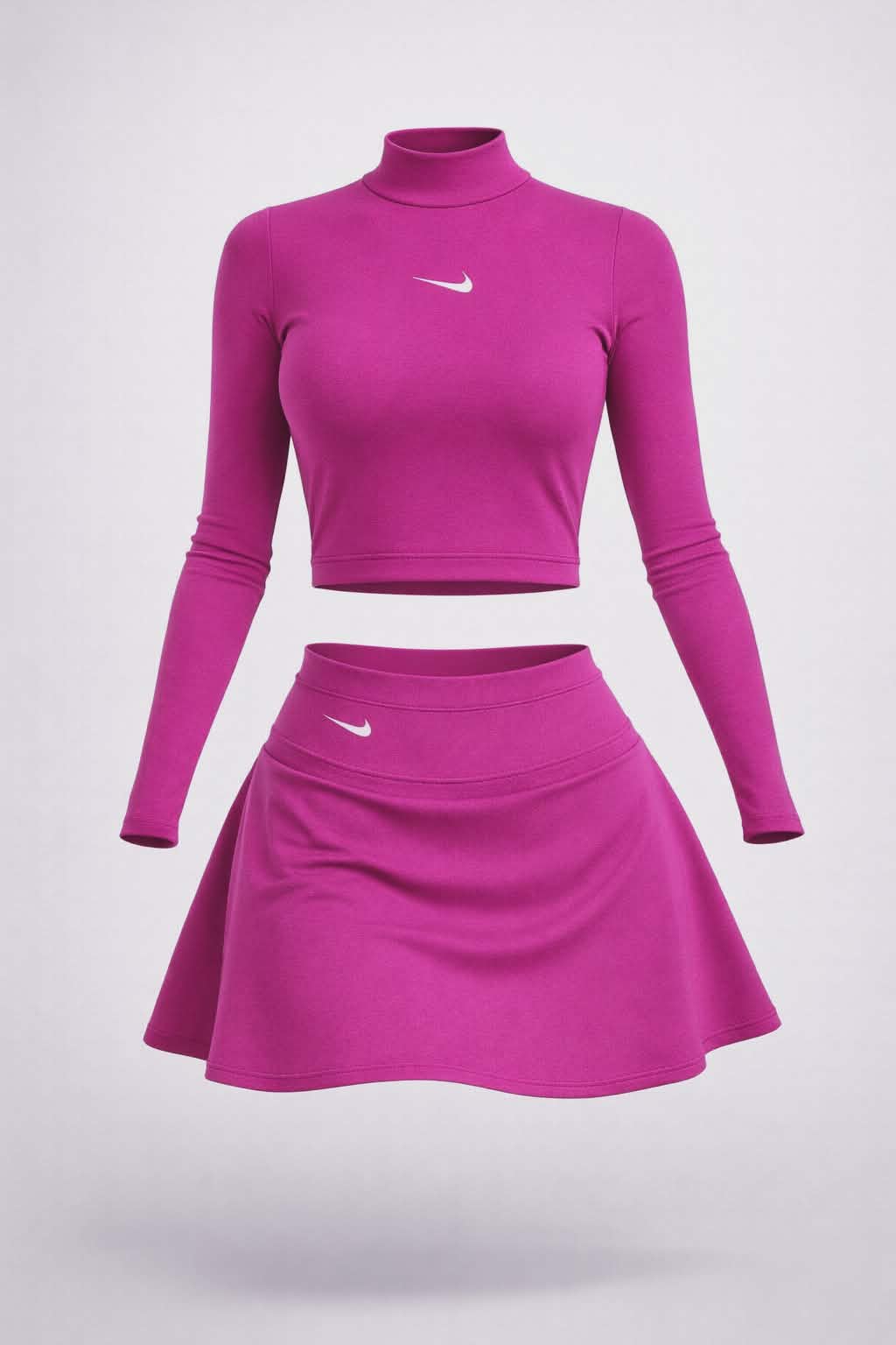 Set Deportivo 2 Piezas Falda Short y Manga Larga