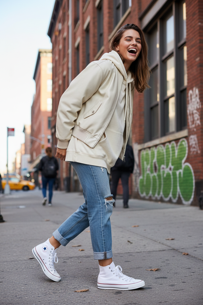 Lifestyle Converse Chuck Taylor Branco - Mulher