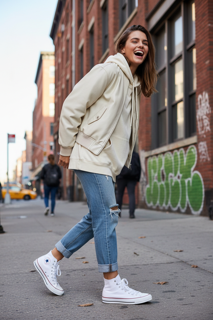 Lifestyle Converse Chuck Taylor Branco - Mulher
