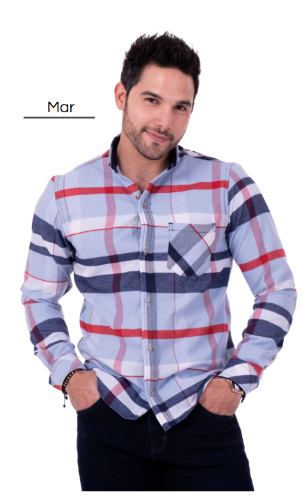 Camisa Masculina Leñadora