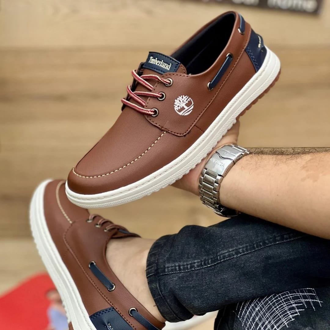 Set Timberland Street Style 3 en 1: Mocasín ortopédico + Maletín + Billetera