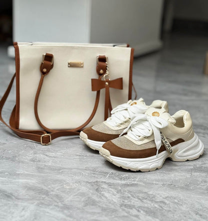 Set de Tenis y Bolso Tahima: Coquette Dreams