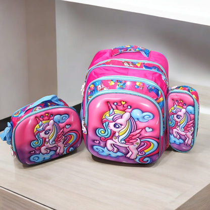 Morrales Trio 3D en Relieve - Diseños Únicos para Niños