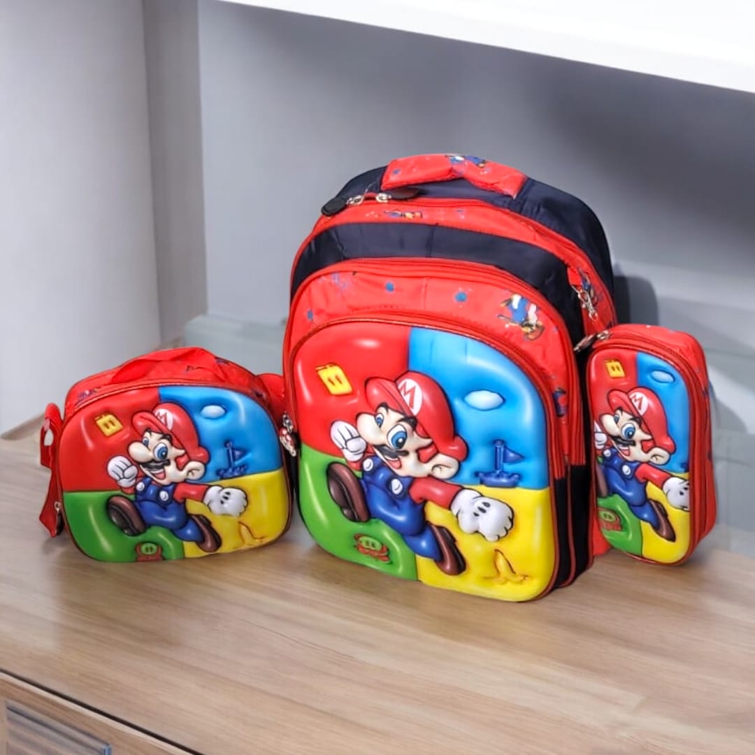 Morrales Trio 3D en Relieve - Diseños Únicos para Niños
