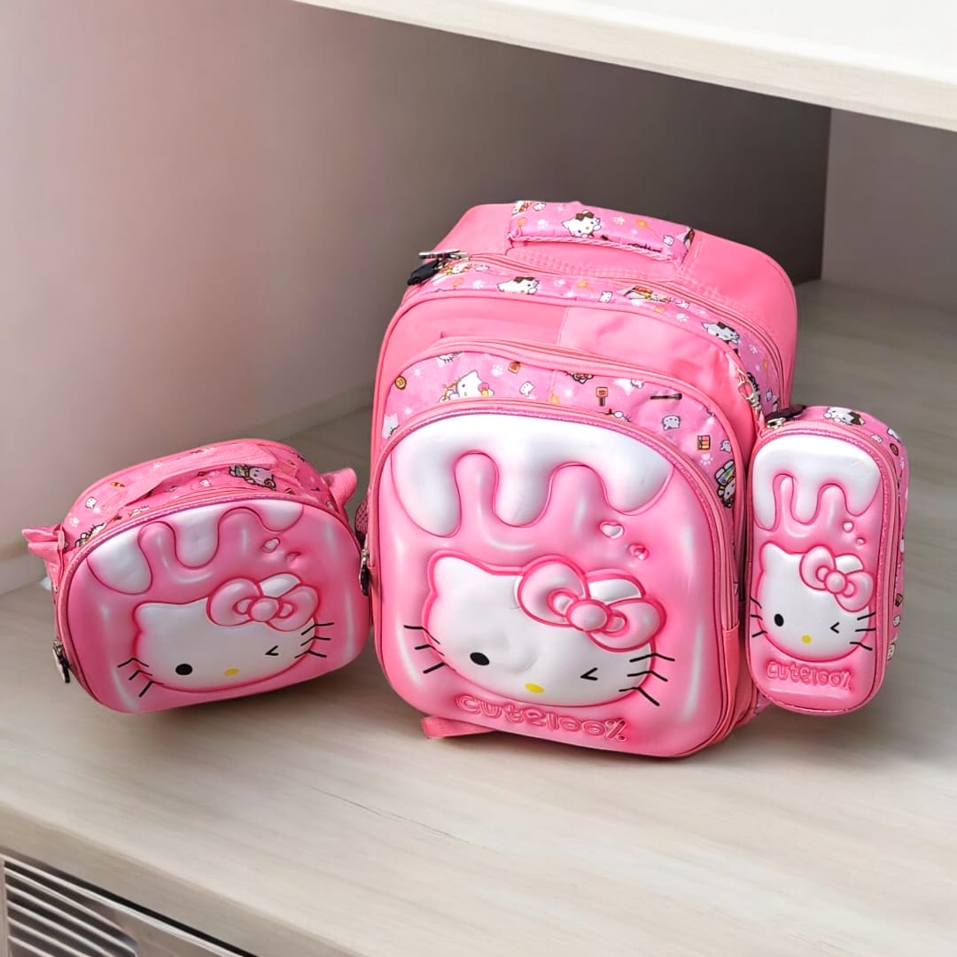 Morrales Trio 3D en Relieve - Diseños Únicos para Niños