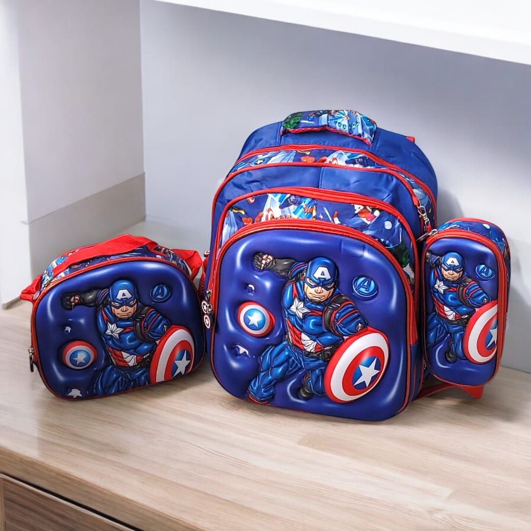 Morrales Trio 3D en Relieve - Diseños Únicos para Niños