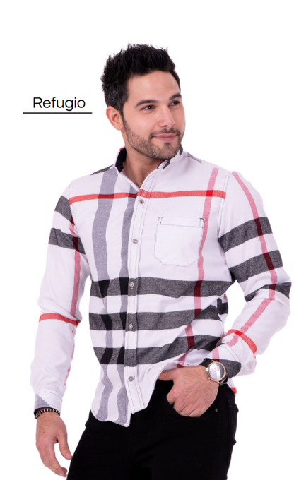 Camisa Masculina Leñadora