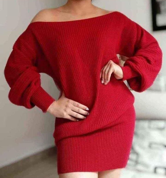 Vestido en Hilo Cuello Bandeja